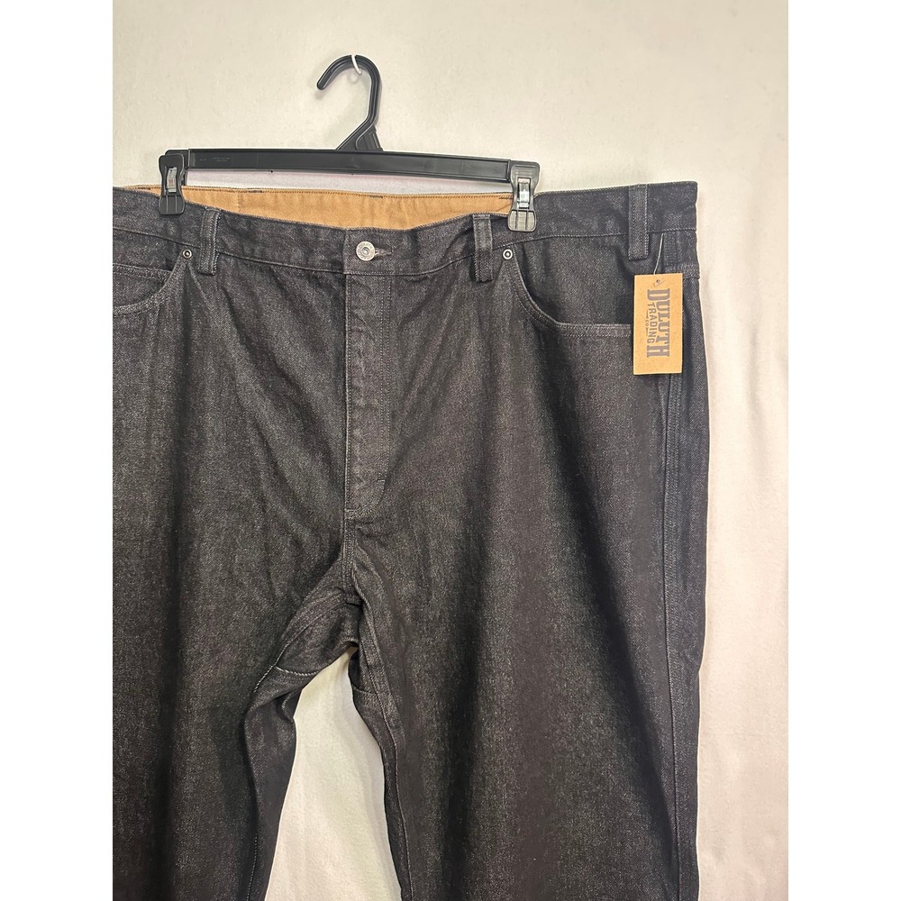 Duluth Trading Co Mens Ballroom Jeans Black Relaxed Fit 48x30 NWT 86069 BLK - Picture 3 of 13